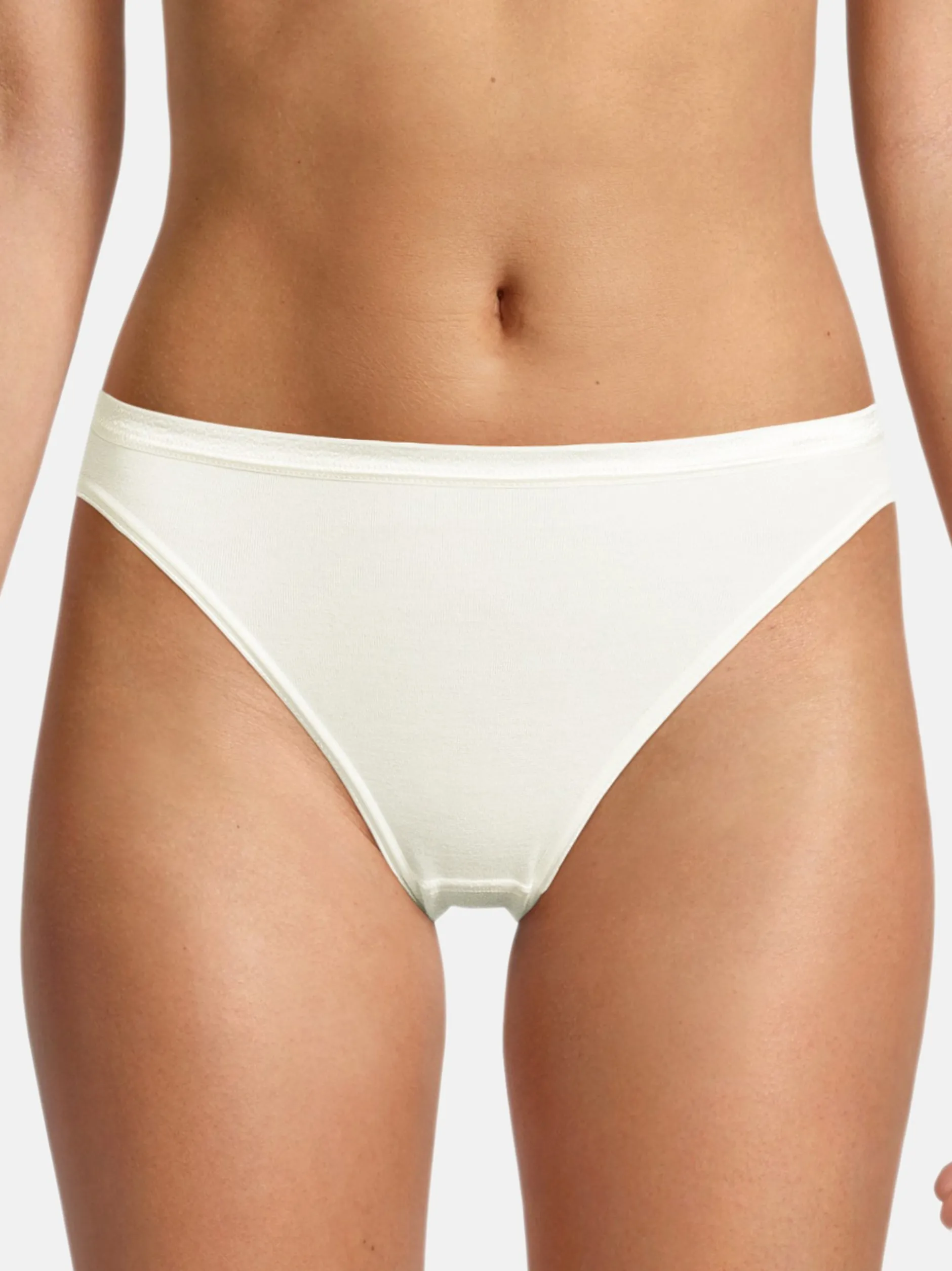 con-ta Damen Bikinislip - 3er Pack Modal in beige