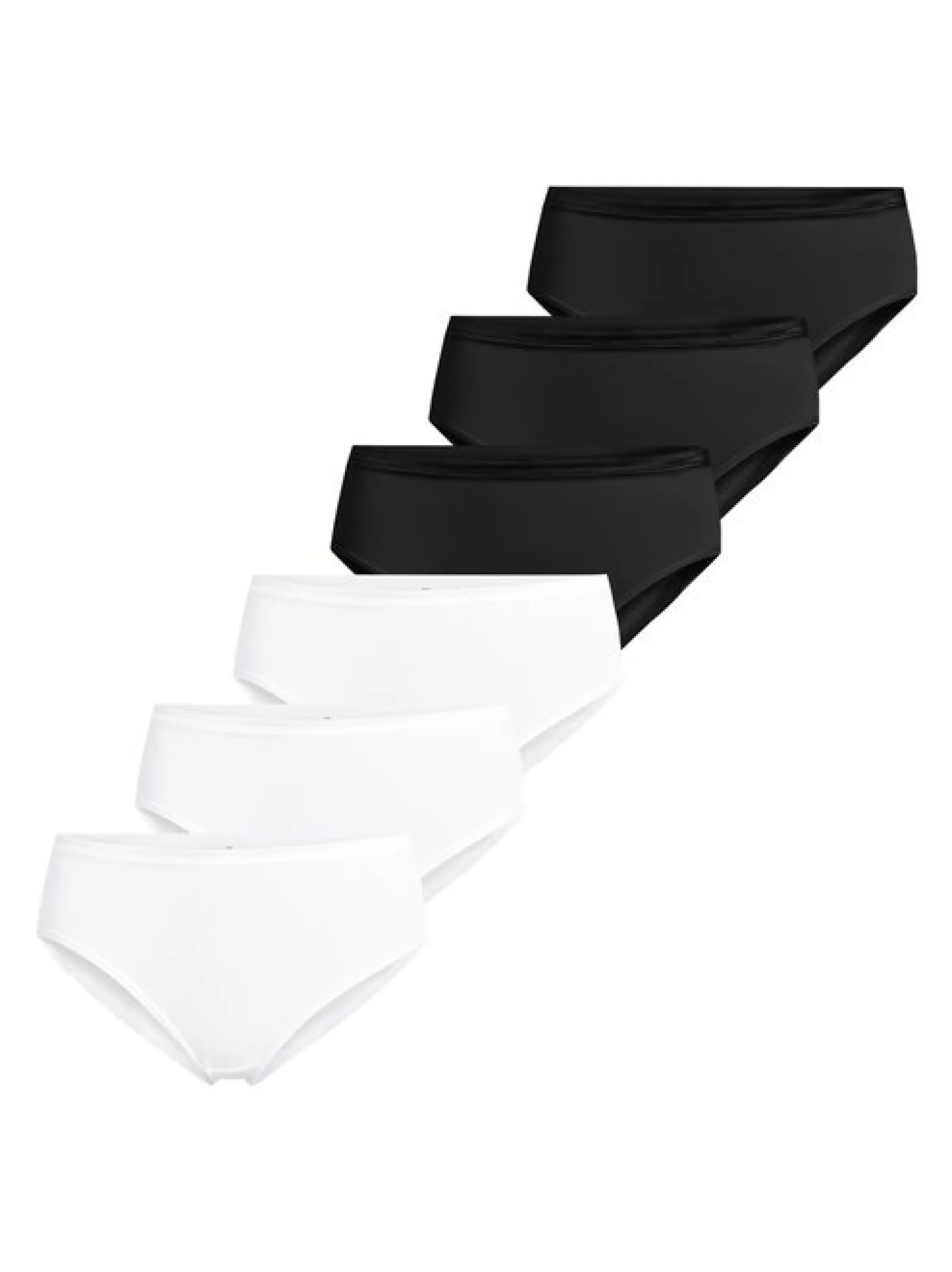 con-ta Damen Hüftslip - 6er Pack Modal in mehrfarbig