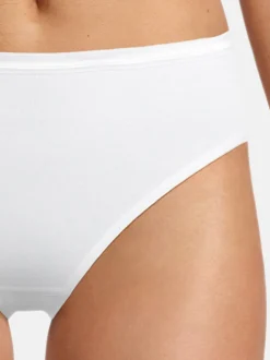 con-ta Damen Hüftslip - 3er Pack Modal in weiß