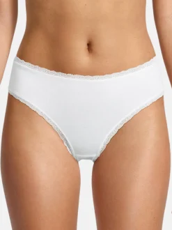 con-ta Damen Hüftslip - 3er Pack Modal in weiß