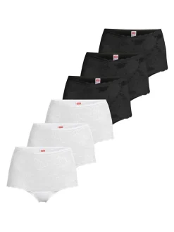 con-ta Damen Panty - 6er Pack Modal in schwarz
