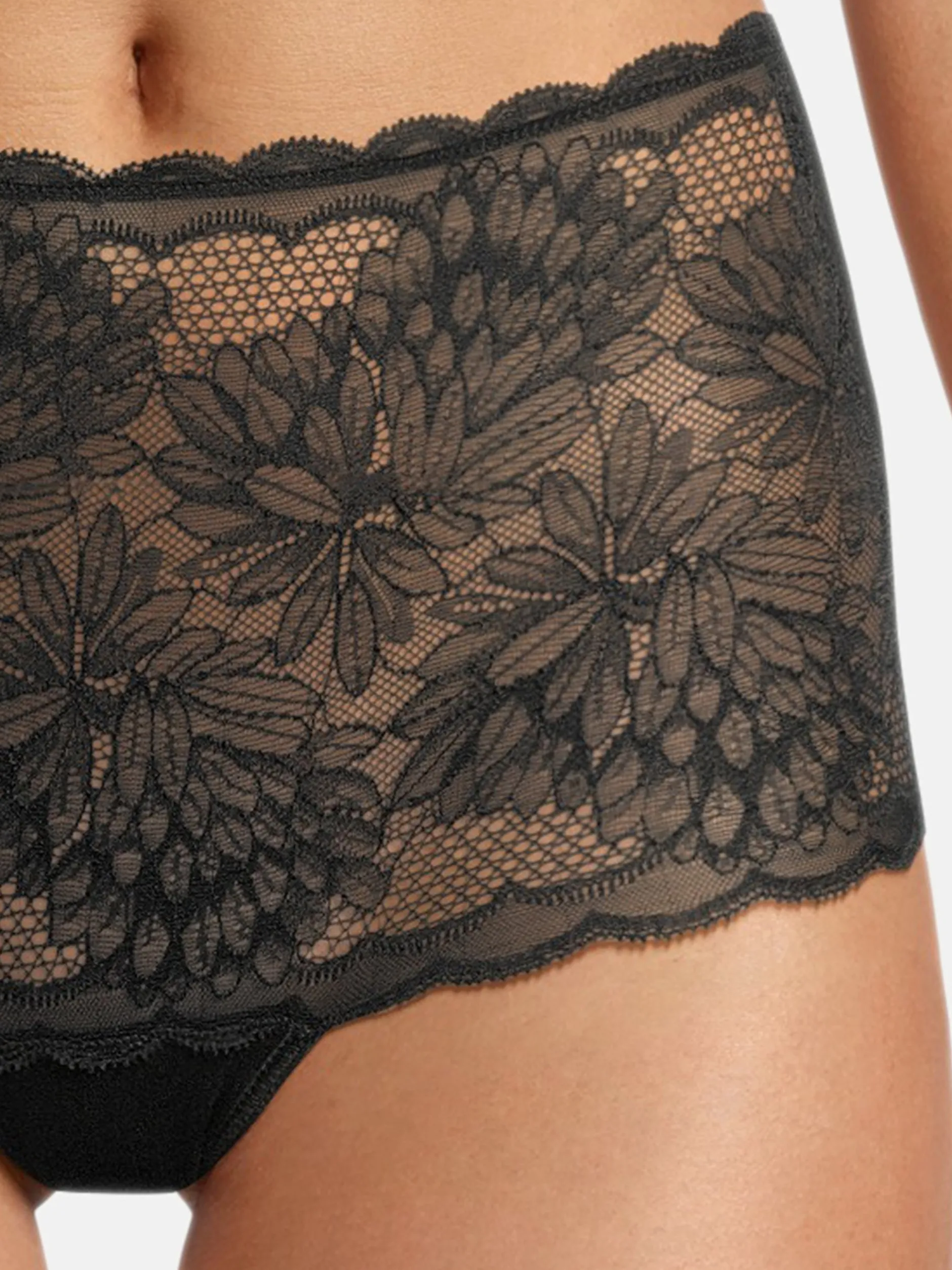 con-ta Damen Panty - 3er Pack Modal in schwarz