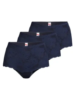 con-ta Damen Panty - 3er Pack Modal in blau