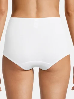 con-ta Damen Panty - 3er Pack Modal in weiß
