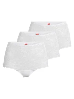 con-ta Damen Panty - 3er Pack Modal in weiß