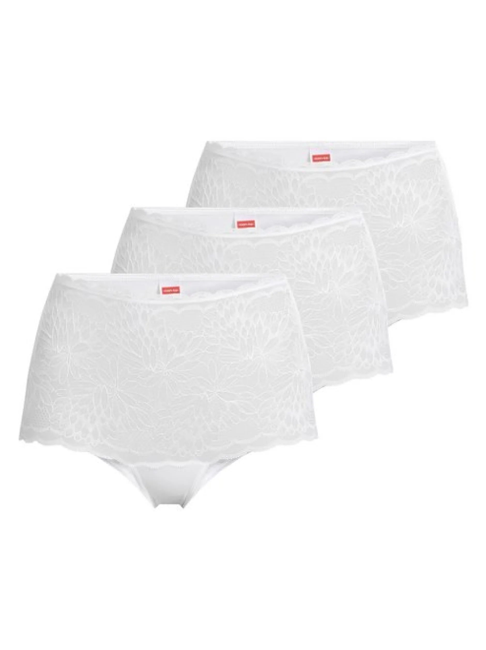 con-ta Damen Panty - 3er Pack Modal in weiß