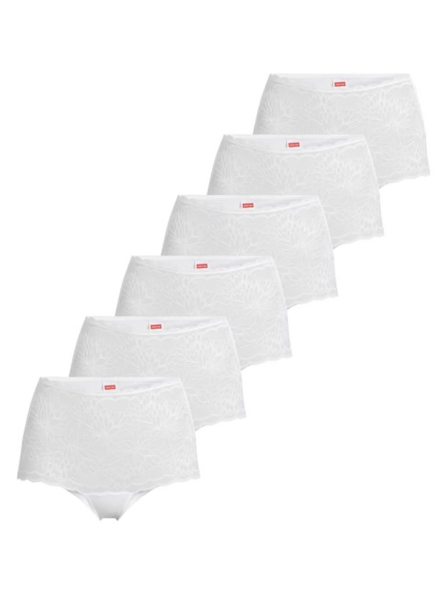 con-ta Damen Panty - 6er Pack Modal in weiß