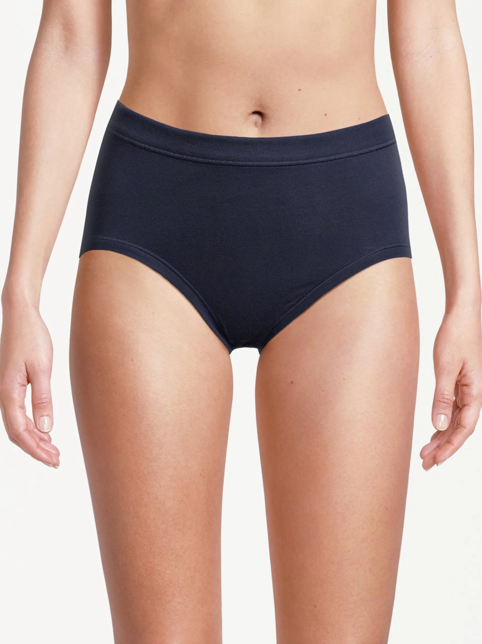 con-ta Damen Taillen Slip - 6er Pack Feinripp in blau