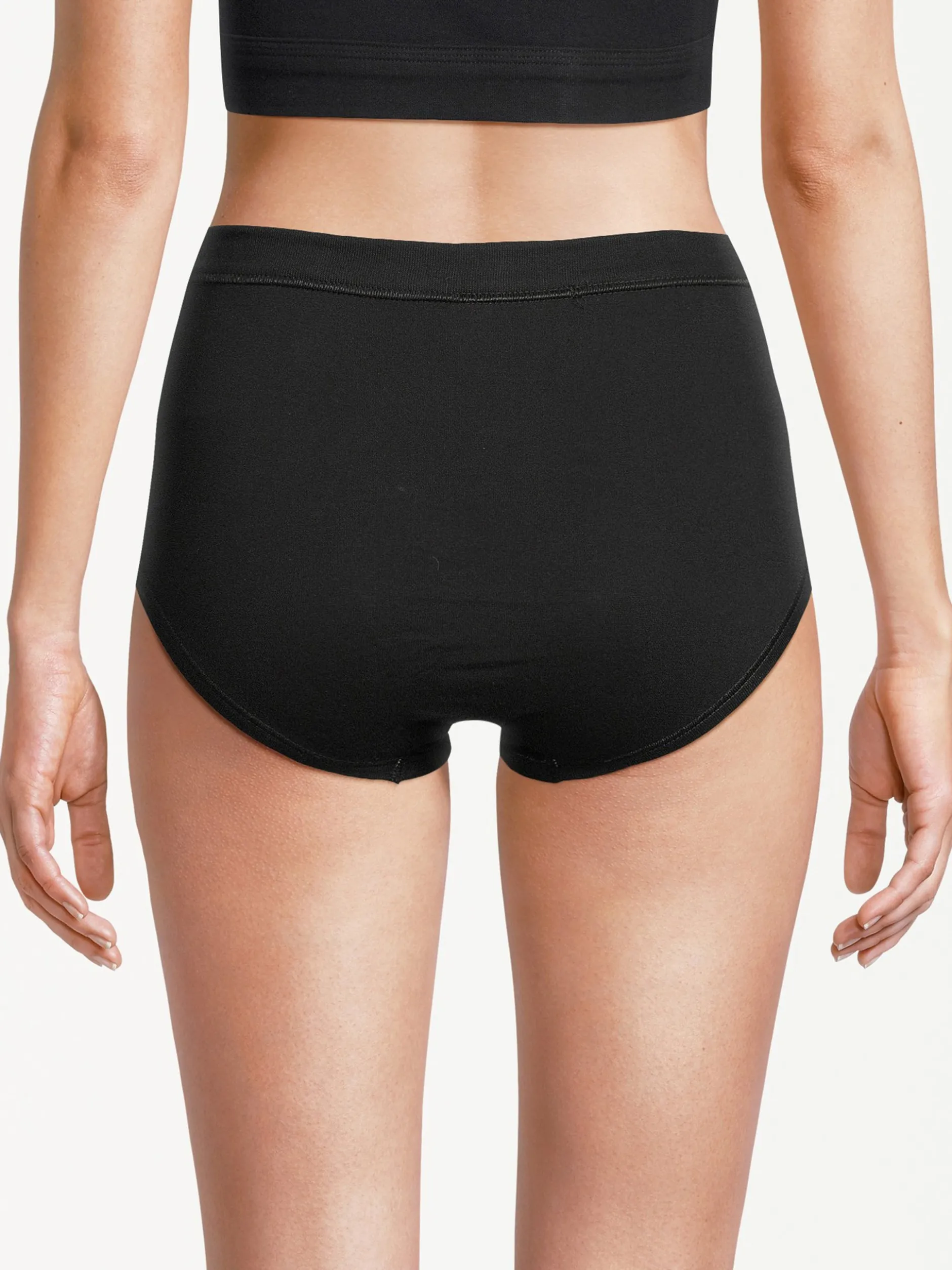 con-ta Damen Taillen Slip - 5er Pack Feinripp in schwarz