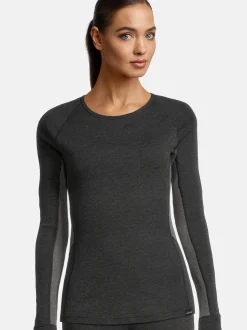 con-ta Damen Thermo-Unterhemd / Shirt - Sportiv in schwarz