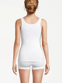 con-ta Damen Unterhemd - 6er Pack Feinripp in mehrfarbig