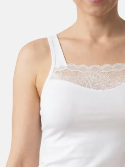 con-ta Damen Unterhemd - 6er Pack Modal in weiß