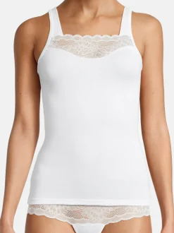 con-ta Damen Unterhemd - 3er Pack Modal in weiß