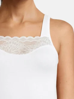 con-ta Damen Unterhemd - 3er Pack Modal in weiß