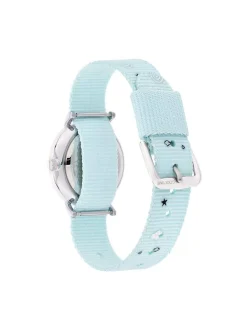 Cool Time Mädchen Armbanduhr - The Cool Cat in hellblau