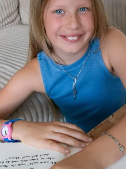 Cool Time Mädchen Armbanduhr - The Cool Pink Retro in blau