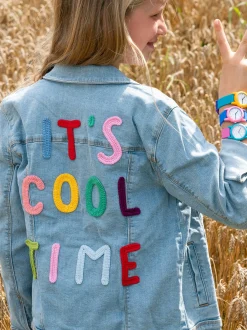 Cool Time Mädchen Armbanduhr - The Cool Pink Retro in blau