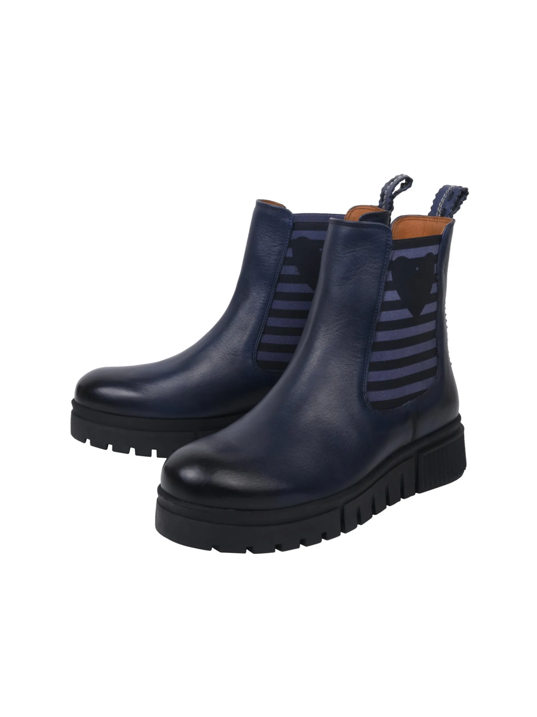 Crickit Damen Chelsea-Boots - NAELLE in blau