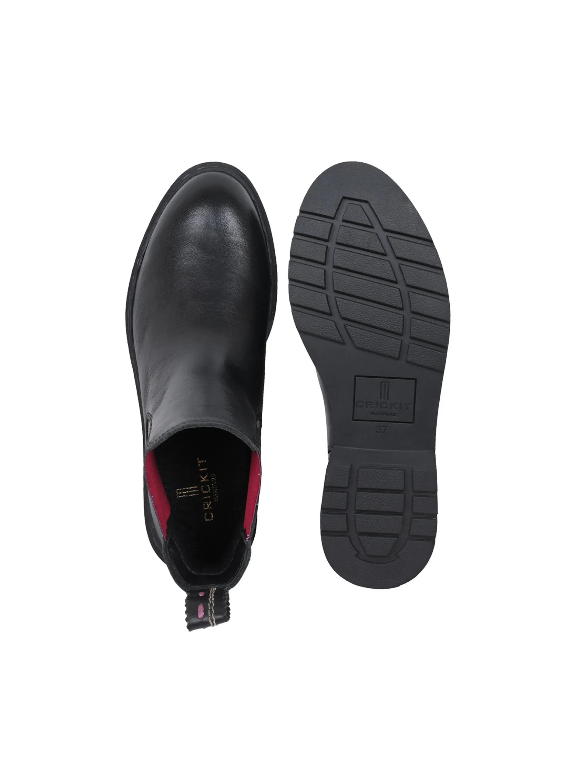 Crickit Damen Chelsea-Boots - SAMMY in schwarz