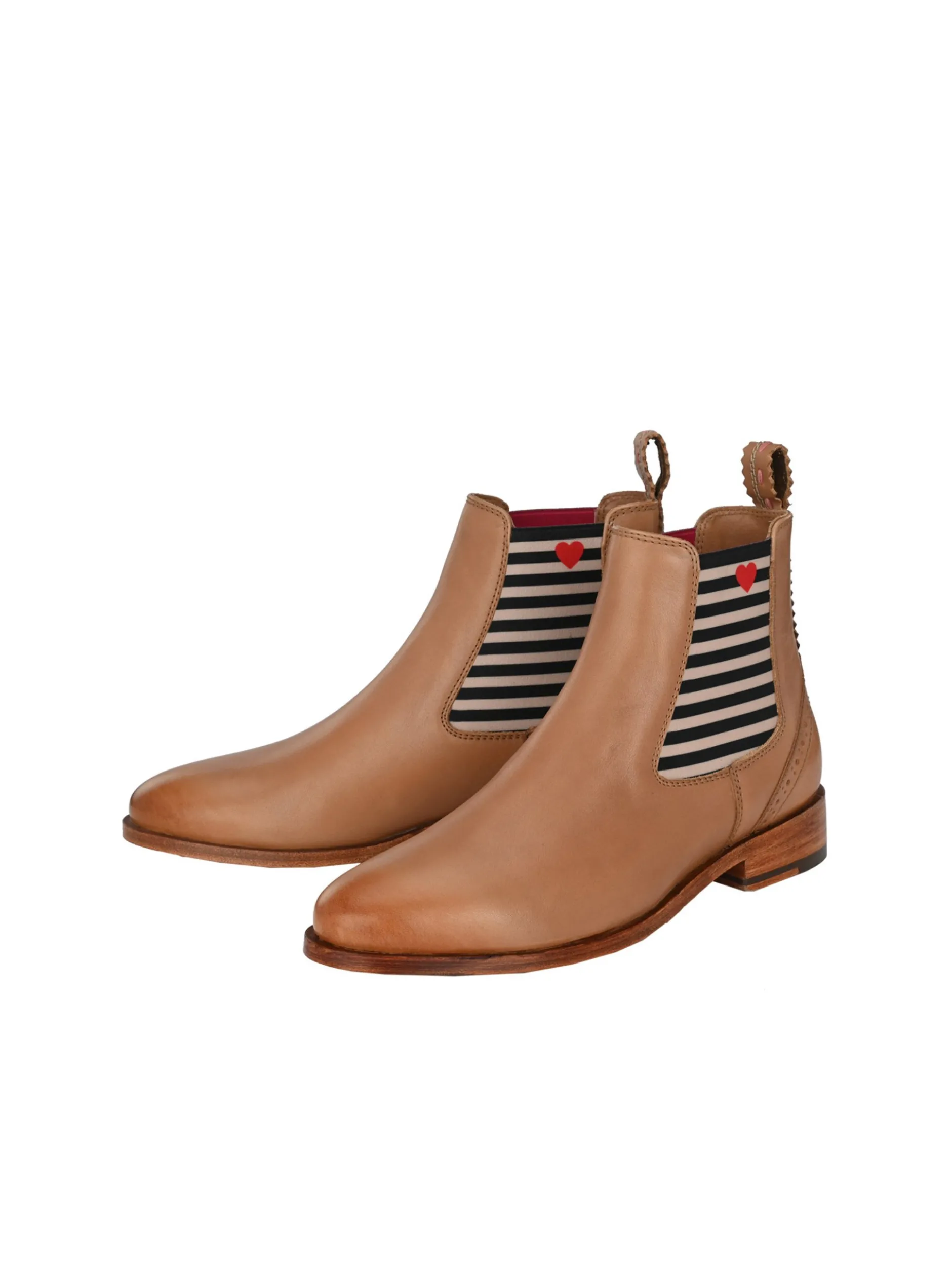 Crickit Damen Chelsea-Boots - SUVI in cognac