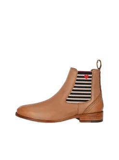 Crickit Damen Chelsea-Boots - SUVI in cognac