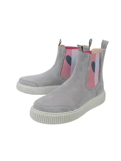 Crickit Damen Chelsea-Boots - TEA in grau