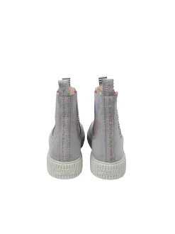 Crickit Damen Chelsea-Boots - TEA in grau
