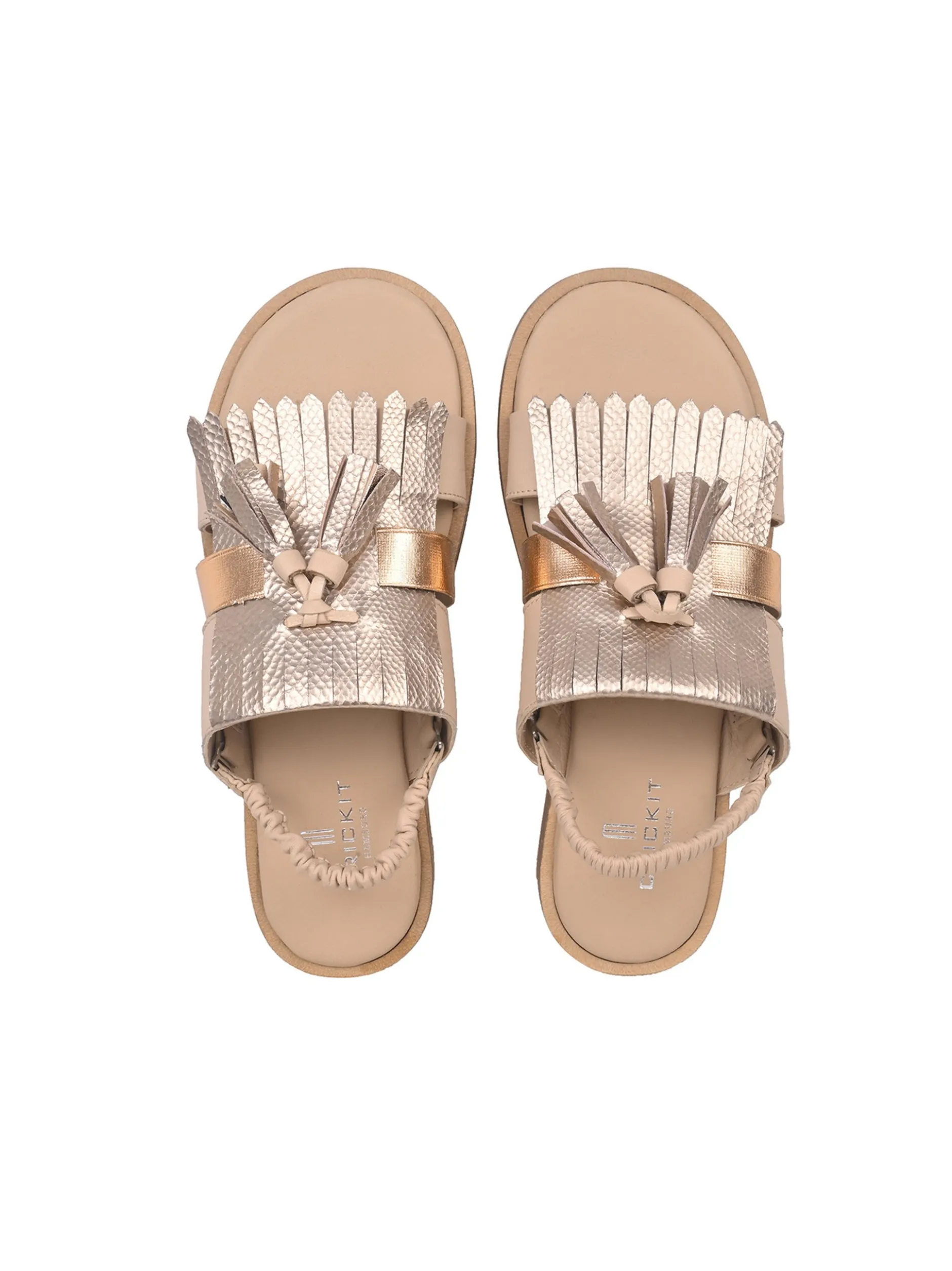 Crickit Damen Sandale - ROJA in gold