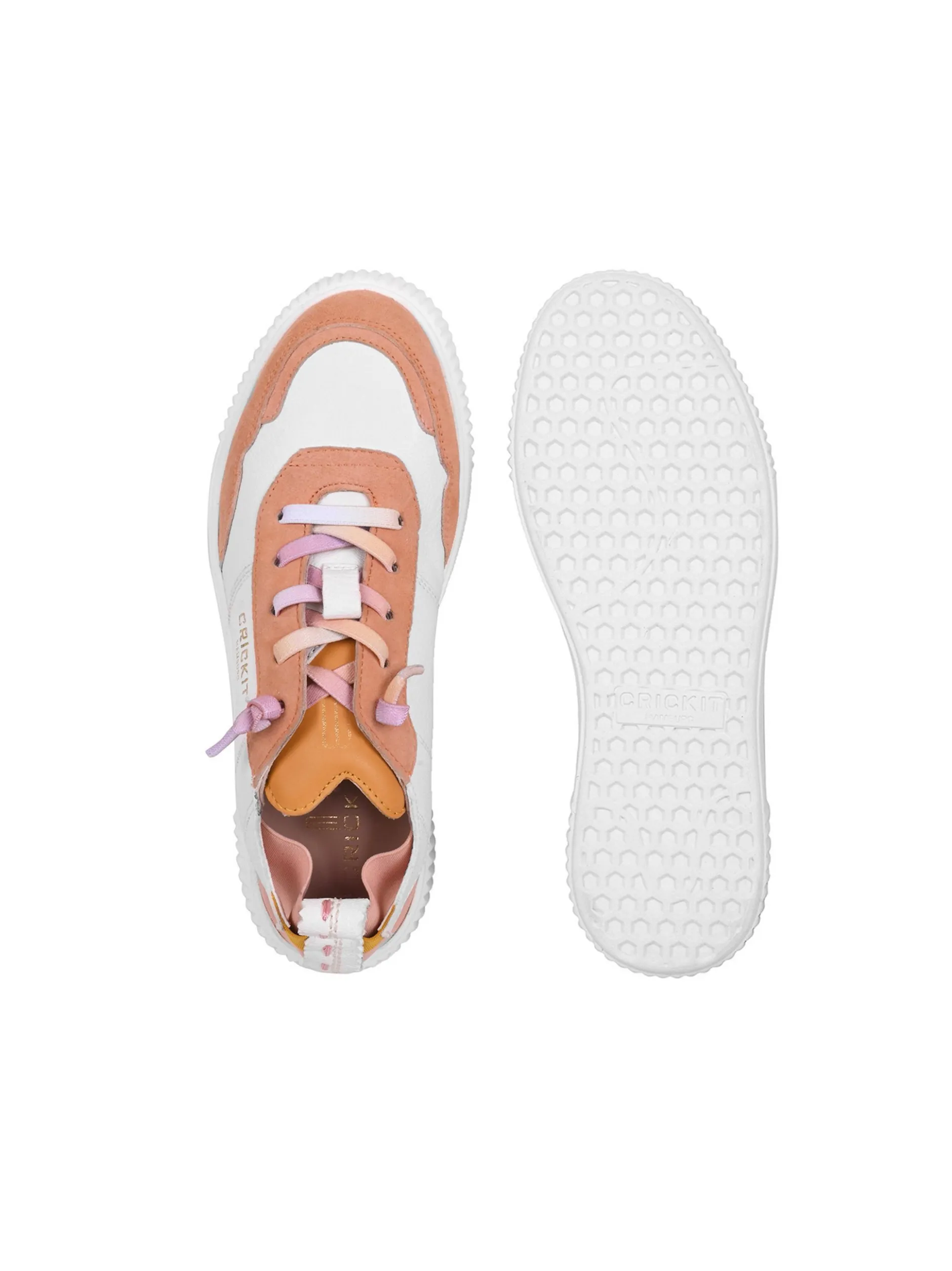 Crickit Damen Sneaker - OAKLI in weiß orange