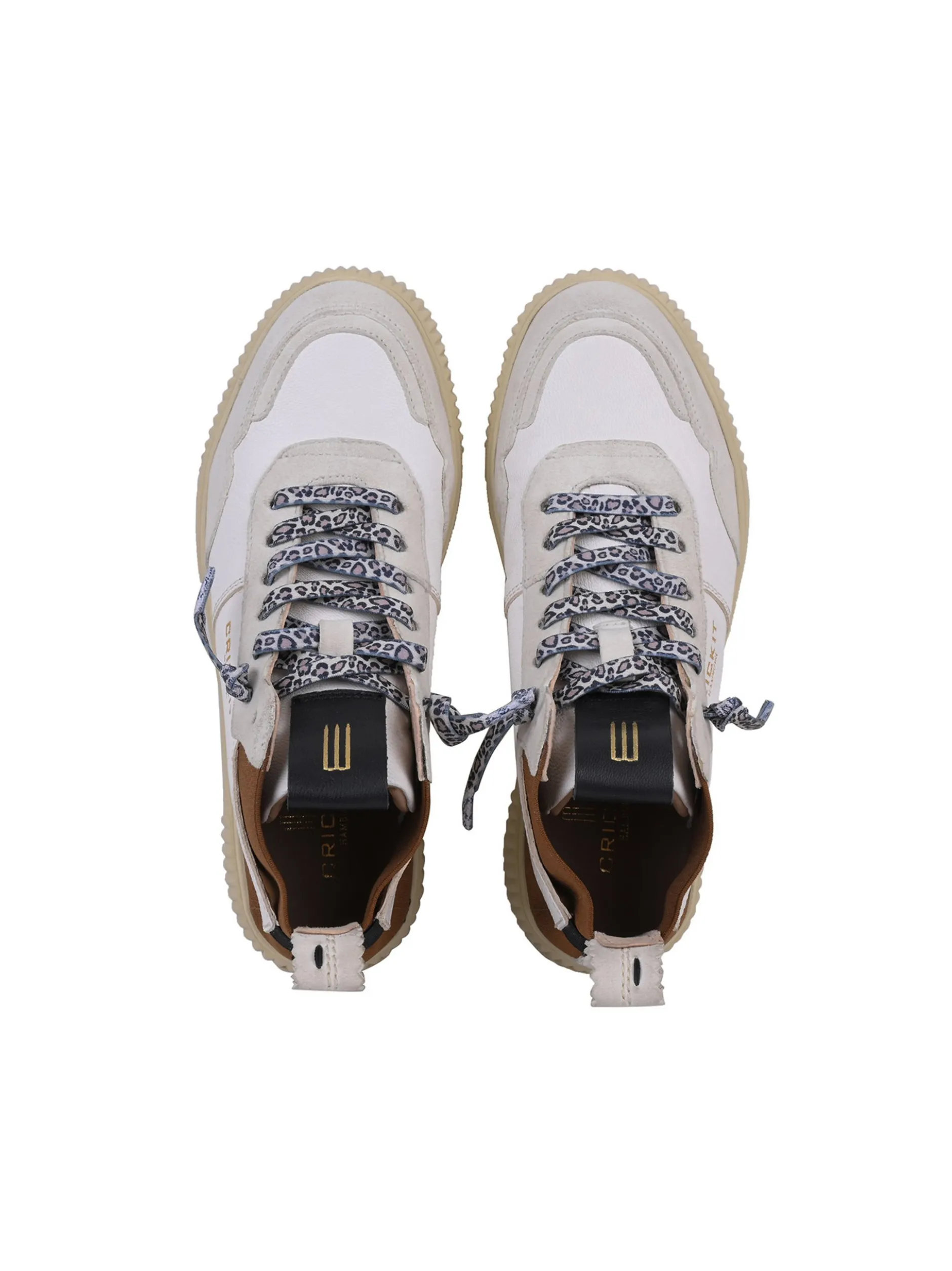 Crickit Damen Sneaker - REBEKA in weiß braun