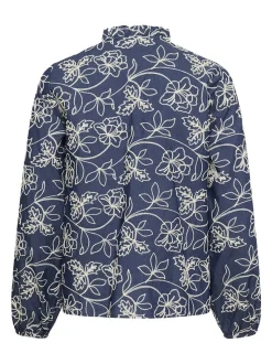 Culture Damen Bluse CUnikola in blau