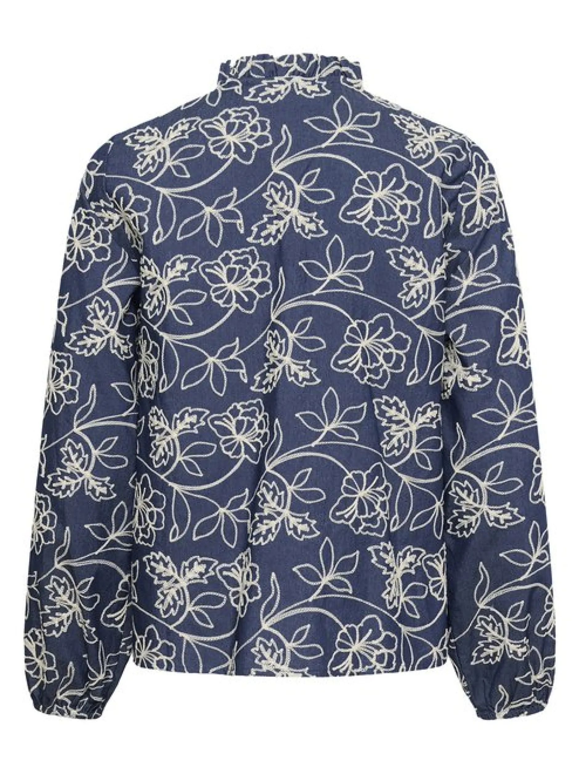 Culture Damen Bluse CUnikola in blau