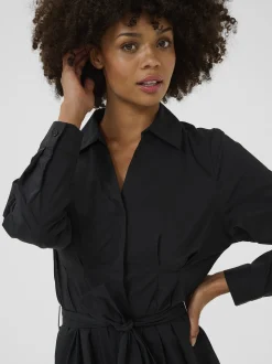 Culture Damen Kleid CUelna in schwarz