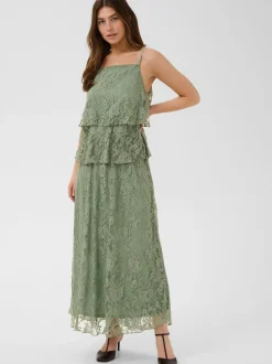 Culture Damen Kleid CUnianca in grün