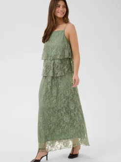 Culture Damen Kleid CUnianca in grün