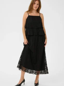 Culture Damen Kleid CUnianca in schwarz