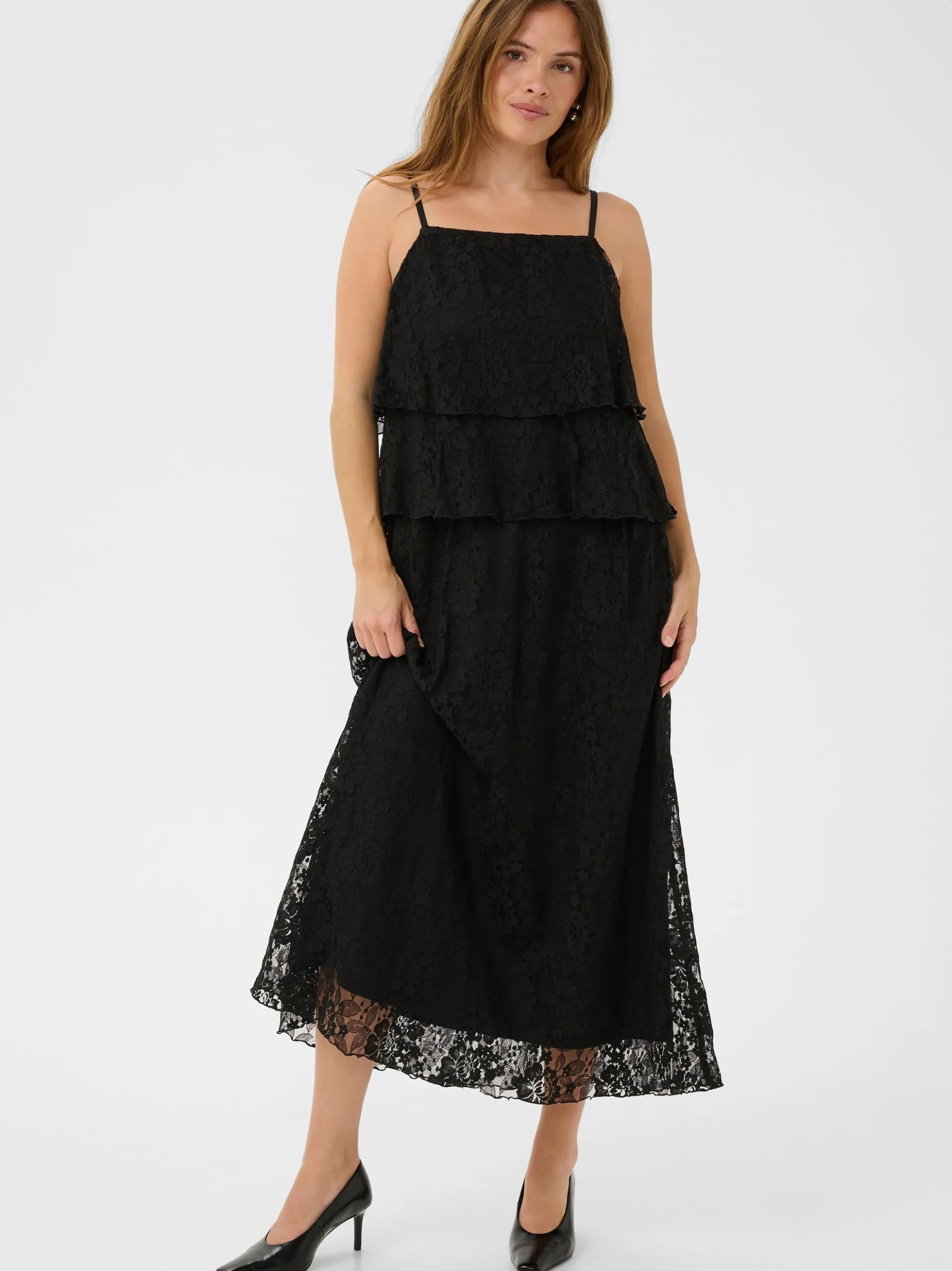 Culture Damen Kleid CUnianca in schwarz