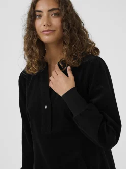 Culture Damen Kleid CUrhaena in schwarz
