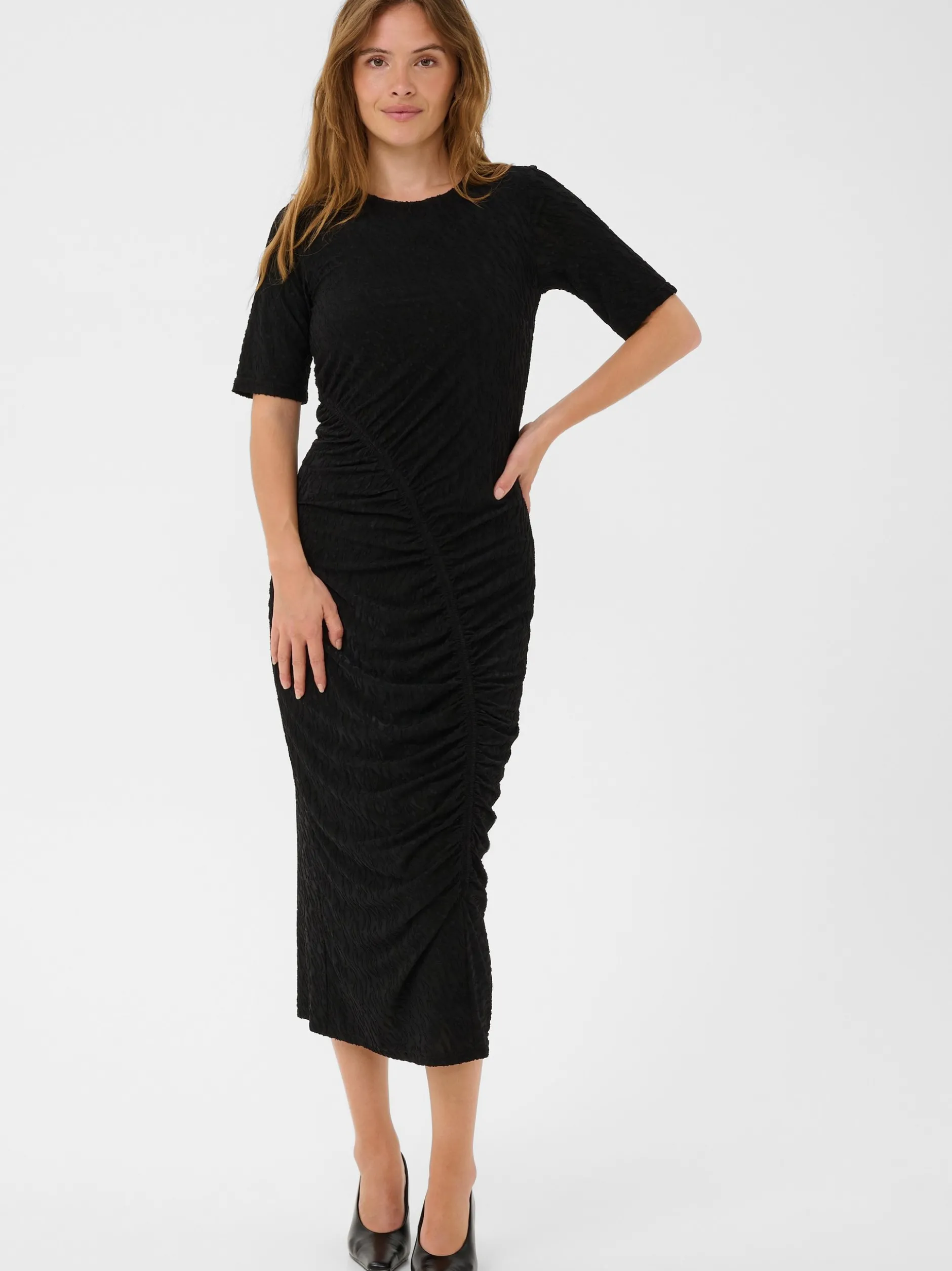 Culture Damen Kleid CUskya in schwarz