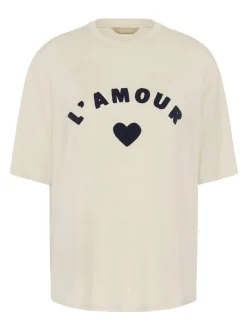 Culture Damen T-Shirt CUamour in sand