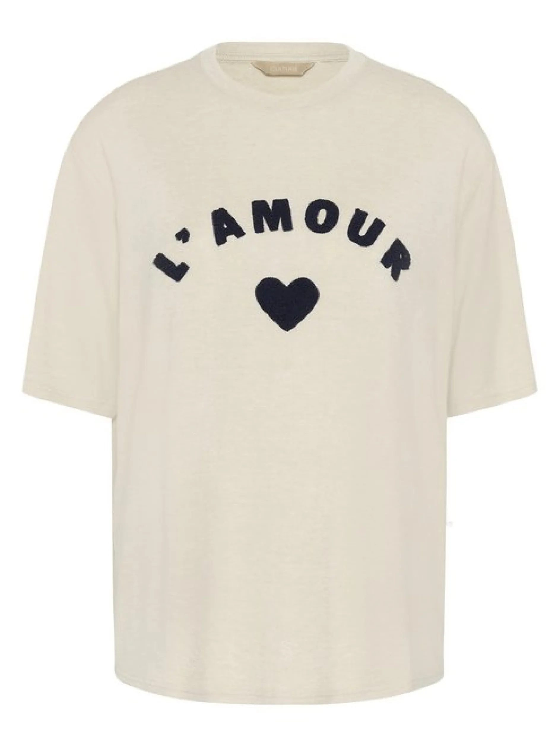 Culture Damen T-Shirt CUamour in sand