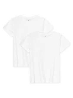 DANISH ENDURANCE Damen T-Shirt in weiß - Ärmel: kurzarm