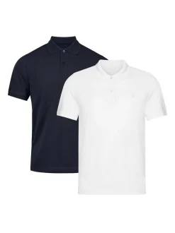 DANISH ENDURANCE Herren Poloshirt in weiß