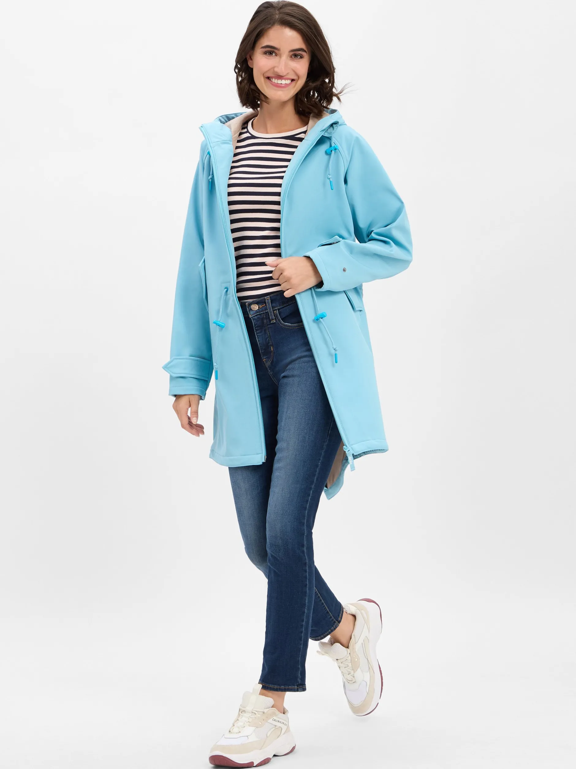 Derbe Damen Funktionsjacke - Friese Island in hellblau
