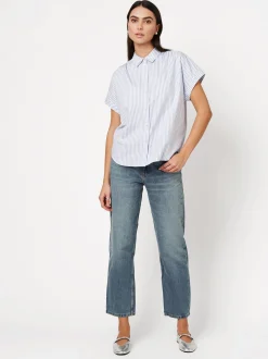 DESOTO Damen Bluse - Florine in hellblau
