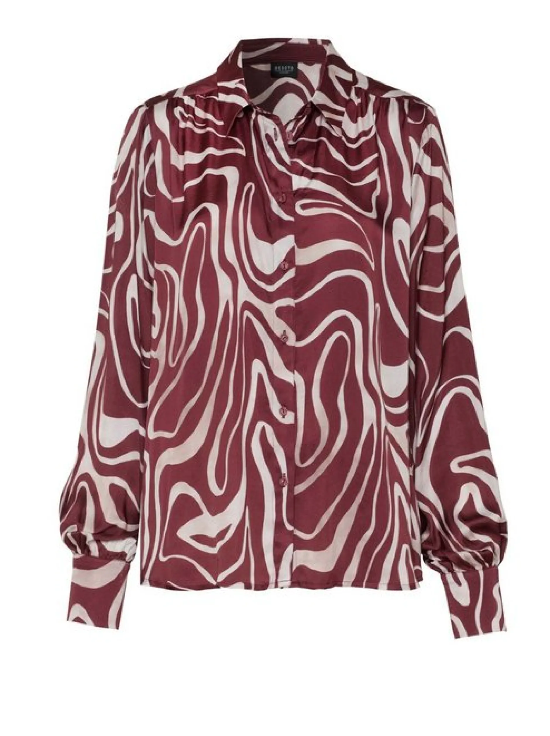 DESOTO Damen Bluse - Lena in rot - Ärmel: langarm