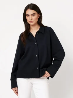 DESOTO Damen Hemdjacke - Sina in blau