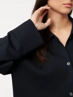 DESOTO Damen Hemdjacke - Sina in blau
