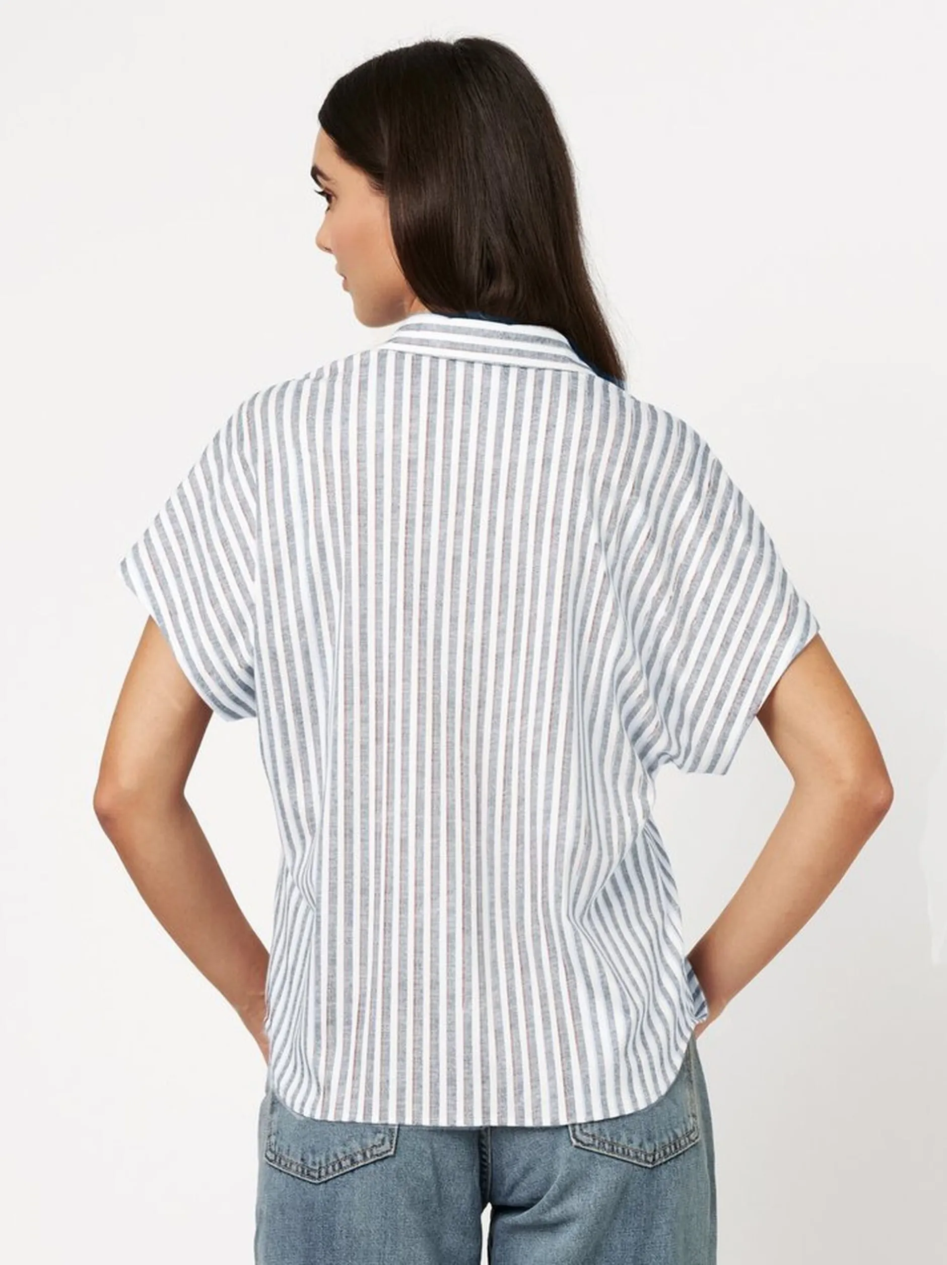 DESOTO Damen Jerseybluse - Florine in hellblau