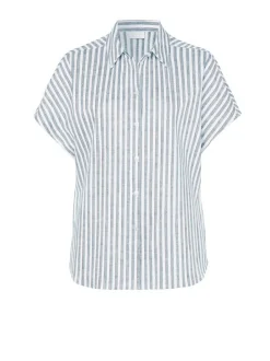 DESOTO Damen Jerseybluse - Florine in hellblau